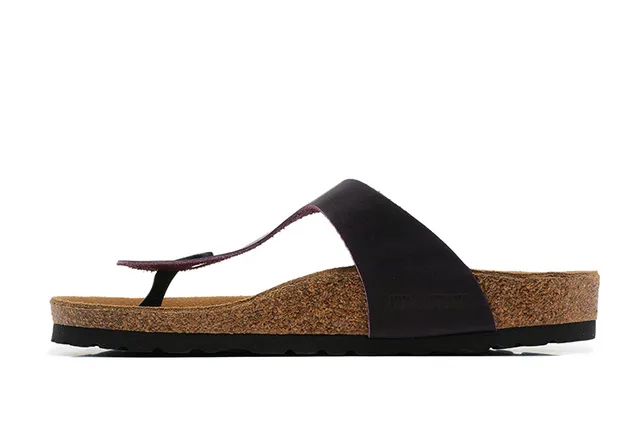 Birkenstock Arizona Sandales Casual en Cuir Violet 4