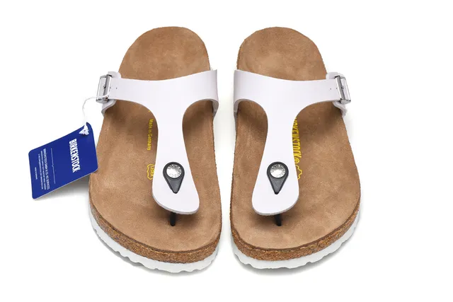 Birkenstock Arizona White Sandales Casual 3