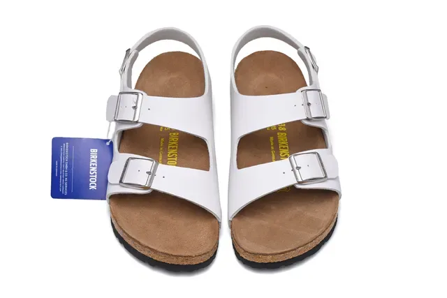 Birkenstock Arizona Sandálias Casuais Brancas 3