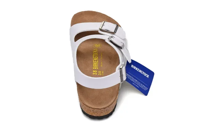 Birkenstock Arizona Sandálias Casuais Brancas 5