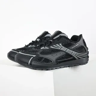Bottega Veneta Cassette काला भूरा मेश लाइफस्टाइल स्नीकर