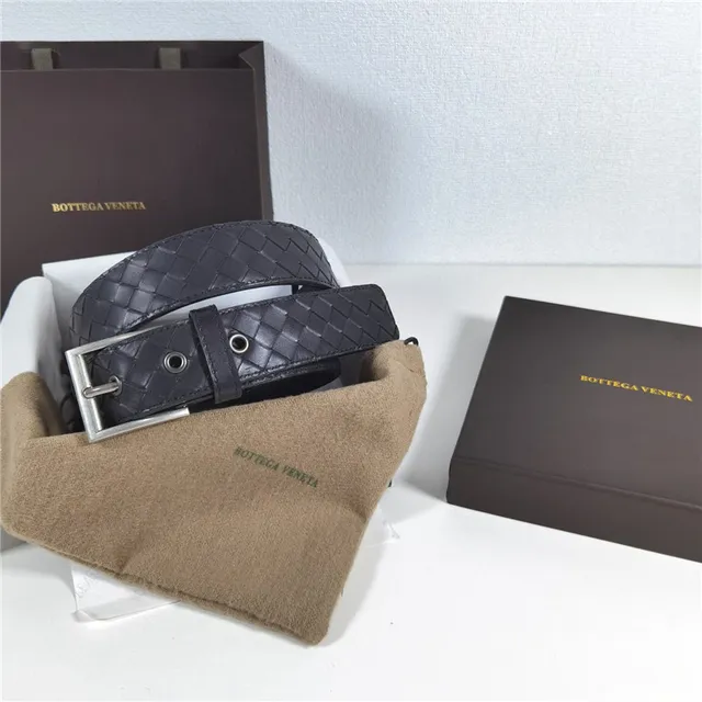 Bottega Veneta Intrecciato Ceinture en cuir tressé 2