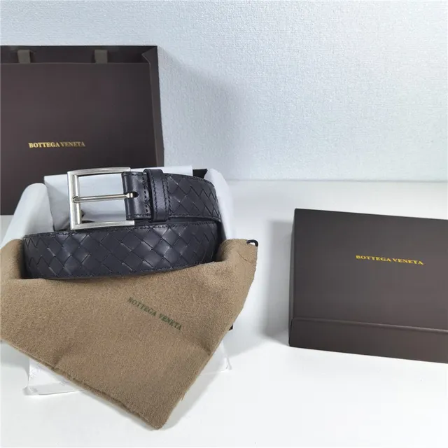 Bottega Veneta Intrecciato Ceinture en cuir tressé 6