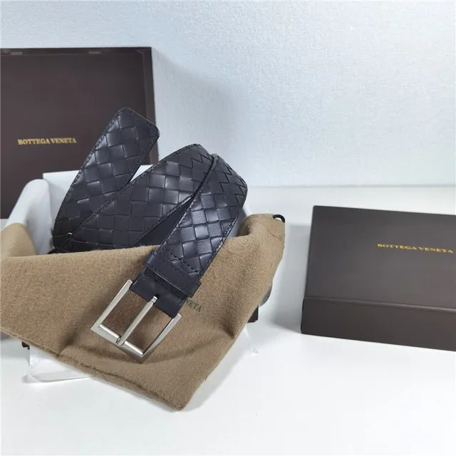 Bottega Veneta Intrecciato Ceinture en cuir tressé 7