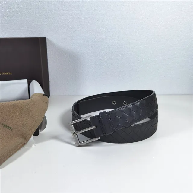 Bottega Veneta Intrecciato Ceinture en cuir tressé 8