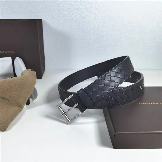 Bottega Veneta Intrecciato Ceinture en cuir tressé 10