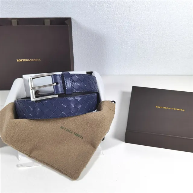 Bottega Veneta Intrecciato Ceinture en cuir tressé 15