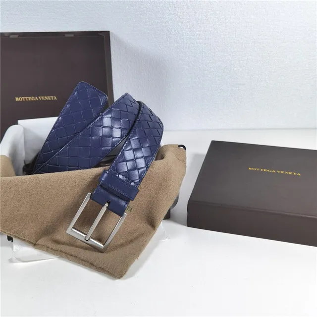Bottega Veneta Intrecciato Ceinture en cuir tressé 16