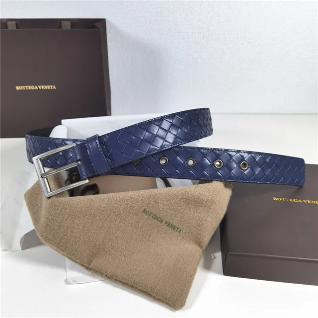 Bottega Veneta Intrecciato Ceinture en cuir tressé 18