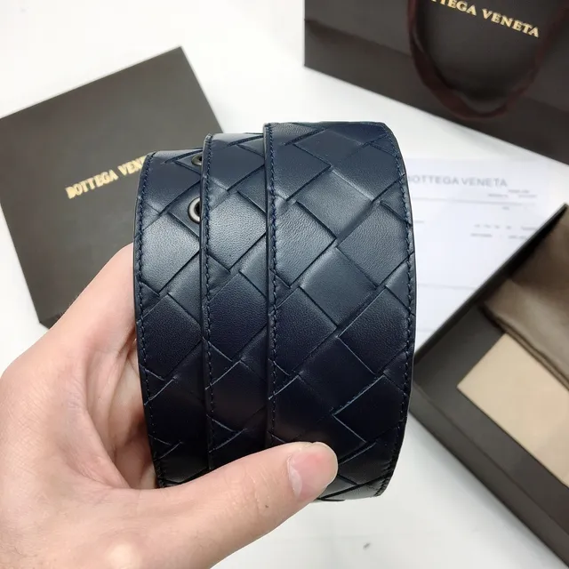 Bottega Veneta Intrecciato حزام جلد منسوج 2