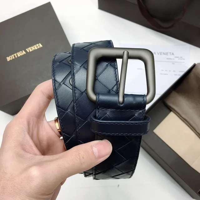 Bottega Veneta Intrecciato حزام جلد منسوج 3