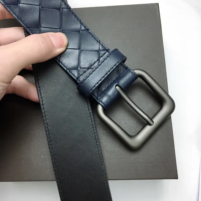 Bottega Veneta Intrecciato حزام جلد منسوج 8