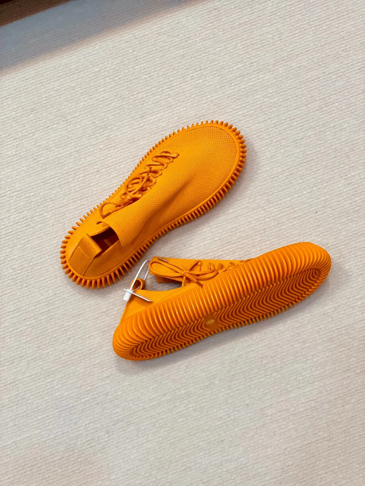 Bottega Veneta Speed Trainer হলুদ নিট স্লিপ-অন লাইফস্টাইল স্নিকার 6