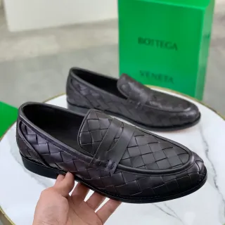 Bottega Veneta Woven Intrecciato Strap Loafer