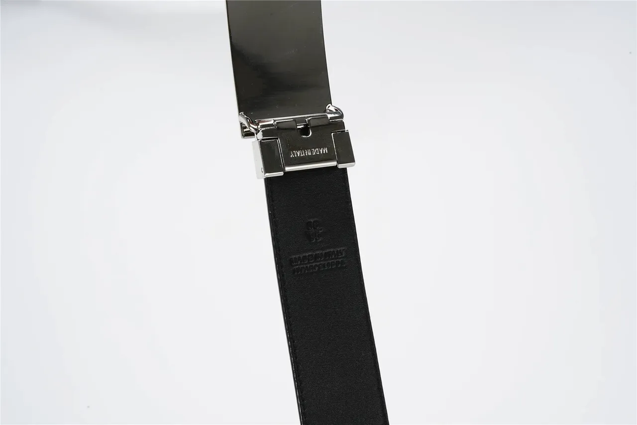 Burberry Knight Haymarket Check cinto de couro bege 7
