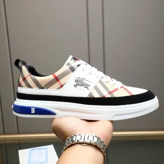 Burberry Knight Low Check Pattern Lifestyle Sneakers