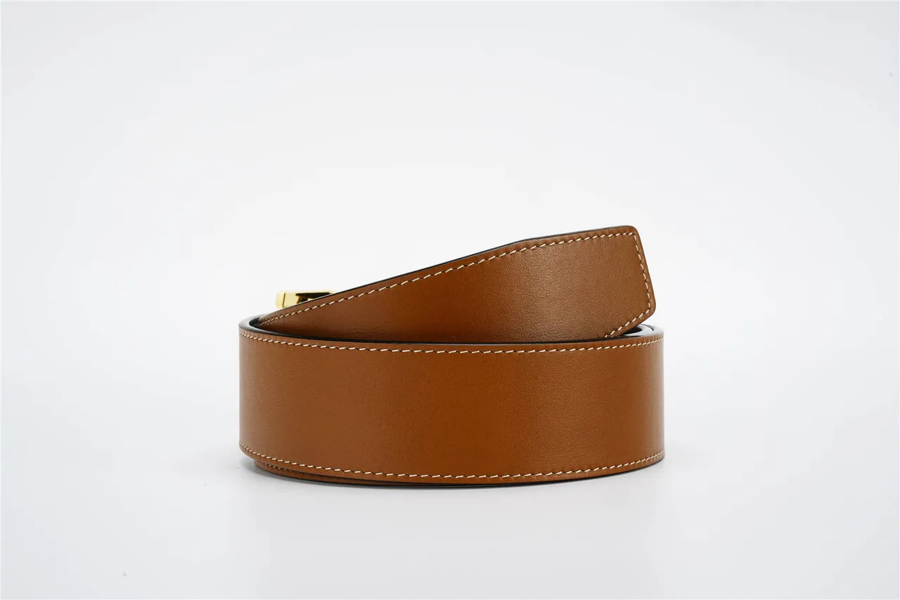 Burberry TB Monogram Cinto Marrom Dourado reversível Fivela Couro Cinto 13
