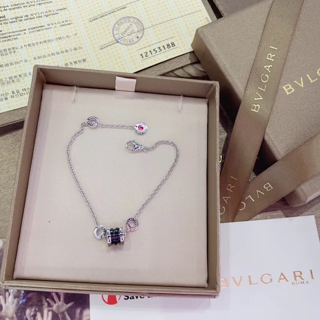 Bvlgari B.zero1 Black Ceramic and Silver Necklace 2