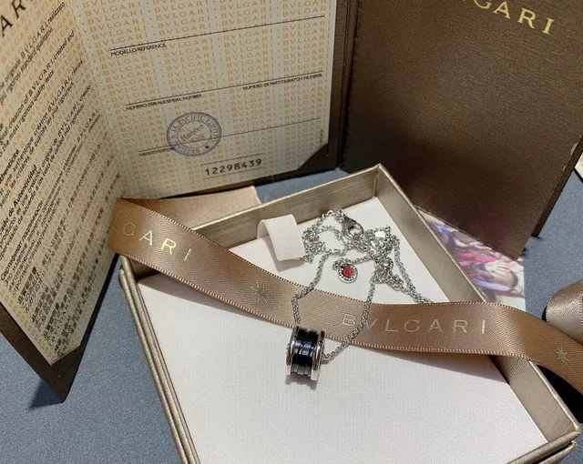 Bvlgari B.zero1 Black Ceramic and Silver Necklace 5