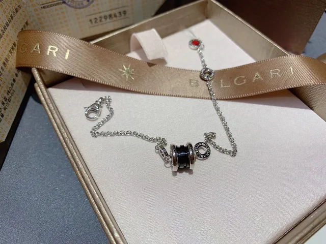 Bvlgari B.zero1 Black Ceramic and Silver Necklace 6