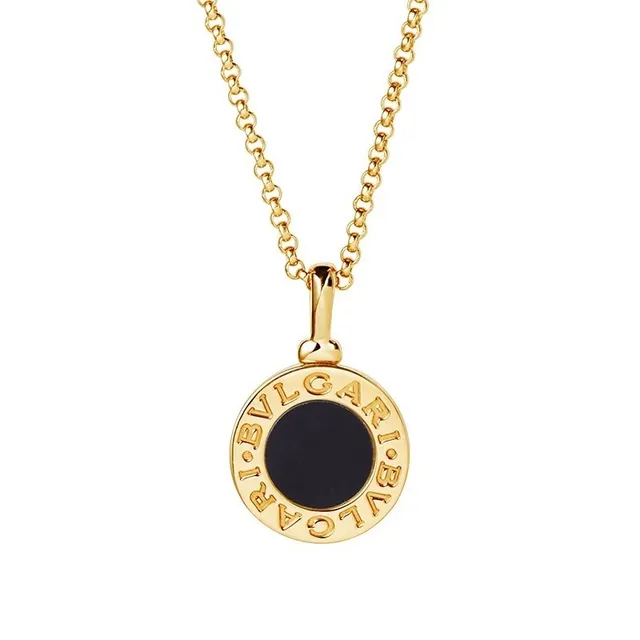 Bvlgari B.zero1 Collier circulaire émail noir doré 6