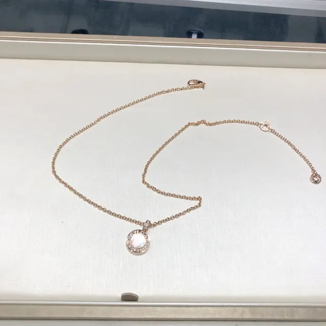 Bvlgari B.zero1 Collier circulaire émail noir doré 7