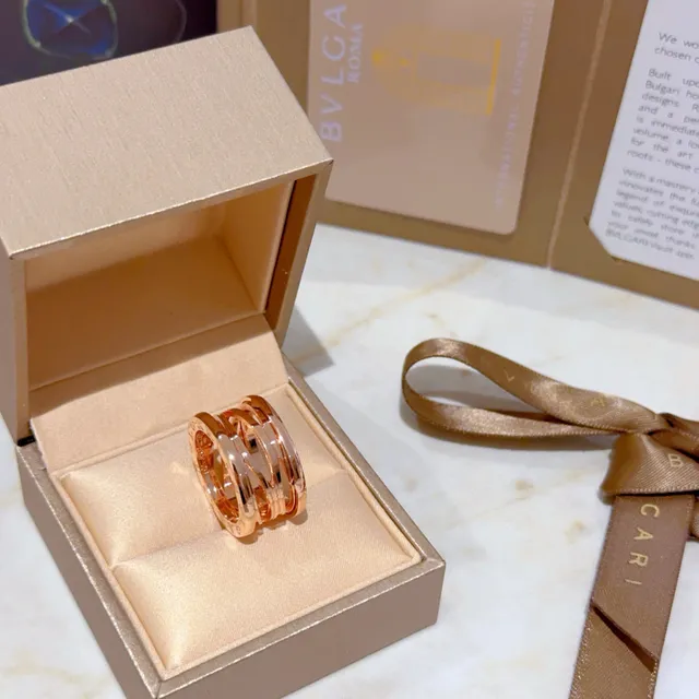 Bvlgari B.zero1 Multi-Band Rose Gold Ring 4