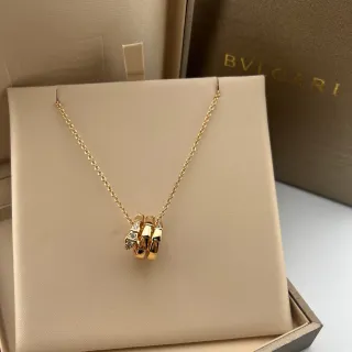 Bvlgari B.zero1 Triple Cylinder Diamond Pendant Necklace