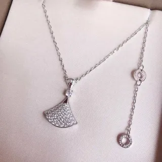 Bvlgari Divas’ Dream Fan-Shaped Pavé Diamond Necklace