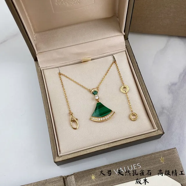 Bvlgari Divas’ Dream Malachite سلاسل معلقة مروحية 3