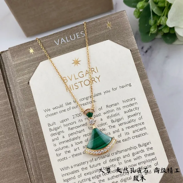 Bvlgari Divas’ Dream Malachite سلاسل معلقة مروحية 6