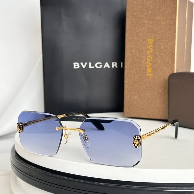 Bvlgari Lion Lunettes de soleil sans monture Gradient Violet 8