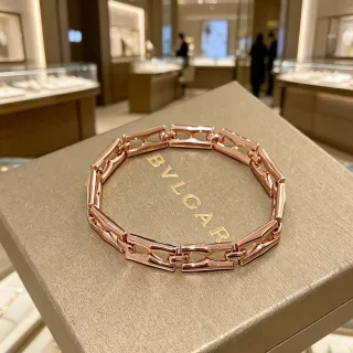 Bvlgari Parentesi Rose Gold जुड़ाव वाले लिंक का कंगन