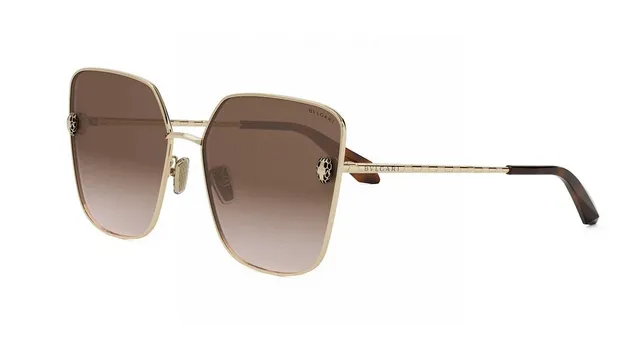 Bvlgari Serpenti نظارات شمسية ذات عدسات ثمانية الأضلاع بتدرج لوني 3