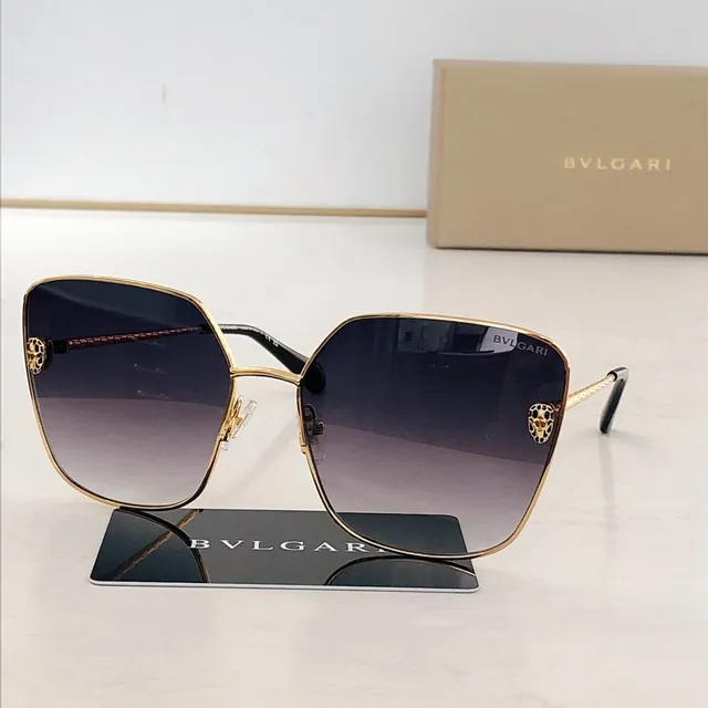 Bvlgari Serpenti نظارات شمسية ذات عدسات ثمانية الأضلاع بتدرج لوني 6