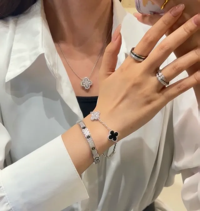 Cartier Juste un Clou Double Tour Pavé Diamante Ouro bicolor Pulseira 9