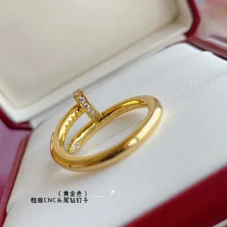 Cartier Juste un Clou Pavé Diamond Yellow Gold Ring