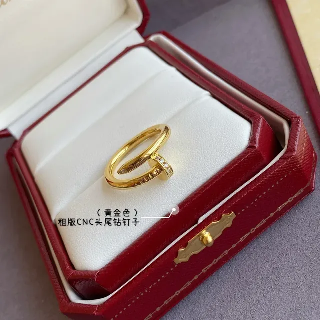 Bague Cartier Juste un Clou Pavé Diamants Or Jaune 2