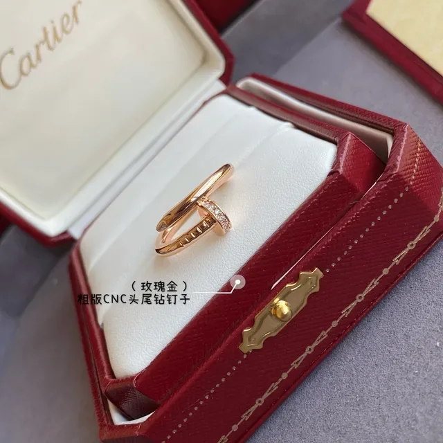 Bague Cartier Juste un Clou Pavé Diamants Or Jaune 6