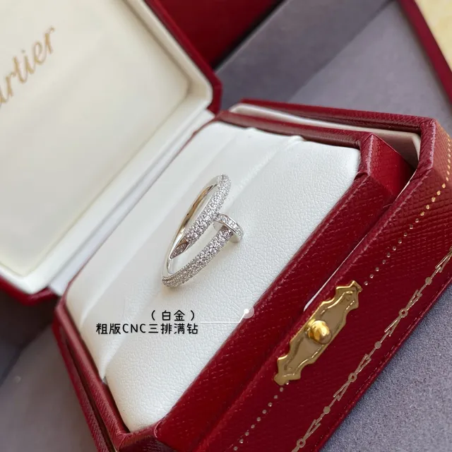 Cartier Juste un Clou Triple Row Pavé bague diamants 2