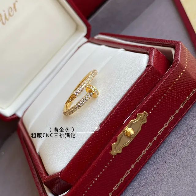 Cartier Juste un Clou Triple Row Pavé bague diamants 3