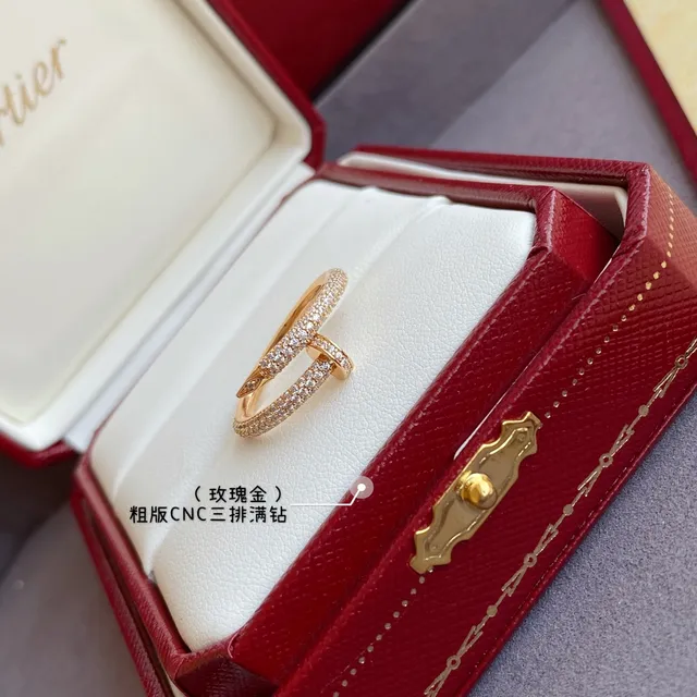 Cartier Juste un Clou Triple Row Pavé bague diamants 4