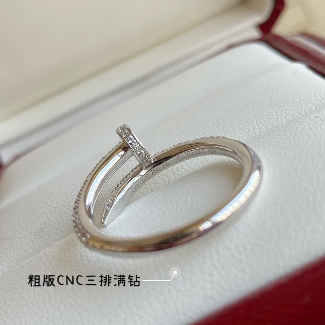 Cartier Juste un Clou Triple Row Pavé bague diamants 5