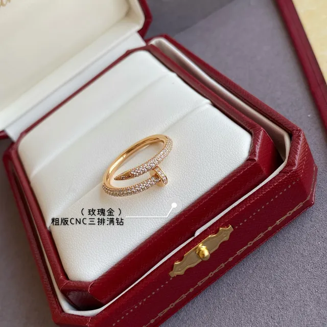 Cartier Juste un Clou Triple Row Pavé bague diamants 6
