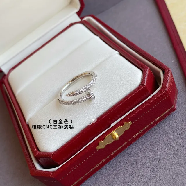 Cartier Juste un Clou Triple Row Pavé bague diamants 7