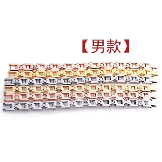 Pulseira Cartier Love Ouro Rosa Ouro Amarelo Prata Metal 6