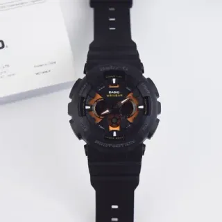 Casio Baby-G কালো কমলা রেজিন কেস ডায়াল ওয়াচ
