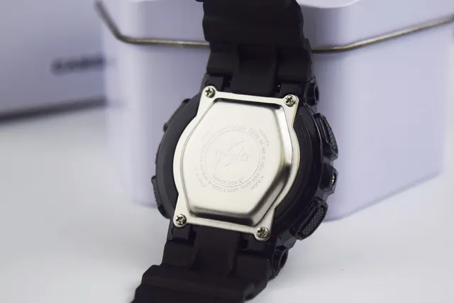 Casio Baby-G 黑色橙色树脂表壳表盘手表 2