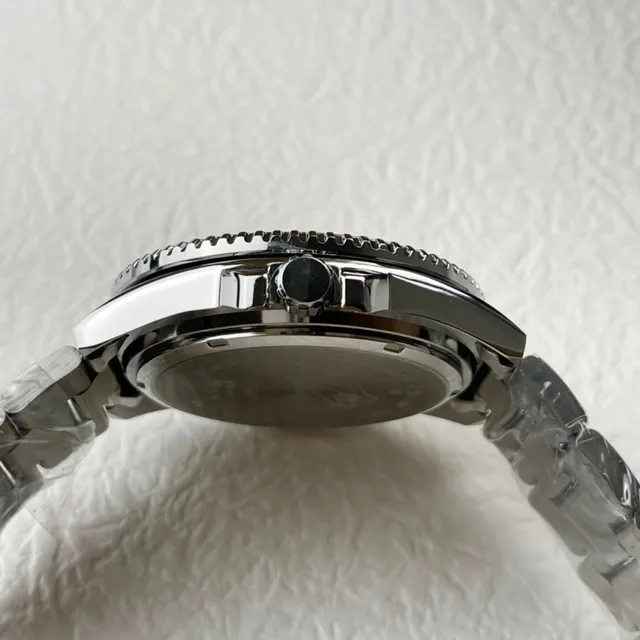 Casio Relógio de Pulseira de Aço Inoxidável Estilo Mergulhador Preto e Azul 2