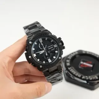 Casio Reloj Negro Blanco Robusto Texturizado en Fibra de Carbono